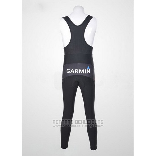 2011 Fahrradbekleidung Garmin Cervelo Wei und Shwarz Trikot Langarm und Tragerhose - zum Schließen ins Bild klicken